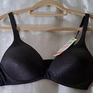 NAVY colored Size 38B Warners Blissful Benefits Wireless Bra W4013
